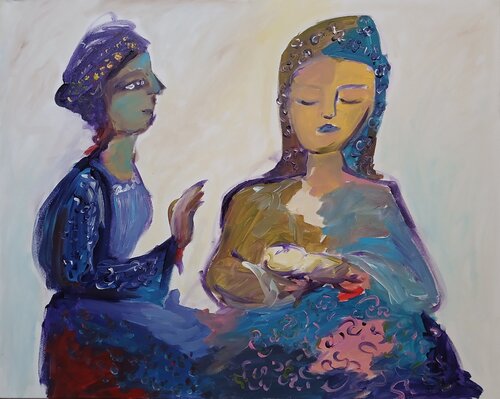 Co-Mères di caroline Kasteller, Pittura in vendita su Singulart