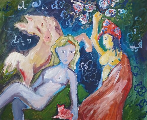 Les idées by caroline Kasteller, 絵画 for Sale on Singulart