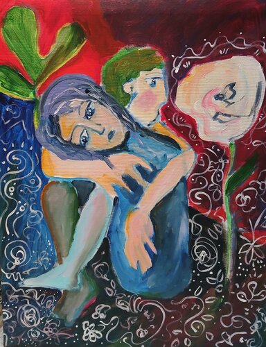 L'amour douceur di caroline Kasteller, Pittura in vendita su Singulart
