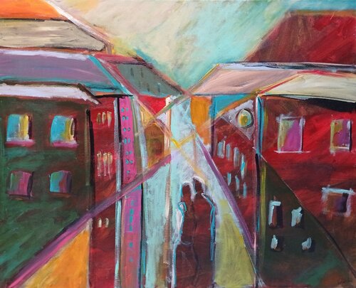 Âmes soeurs by caroline Kasteller, 絵画 for Sale on Singulart