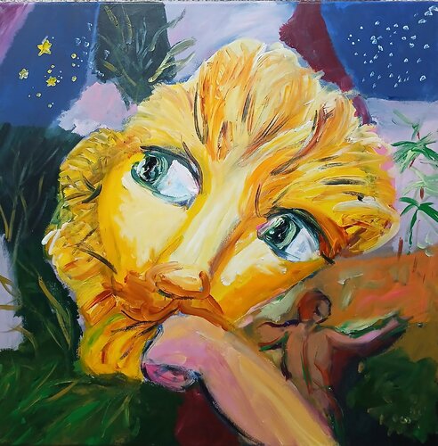 La constellation di caroline Kasteller, Pittura in vendita su Singulart