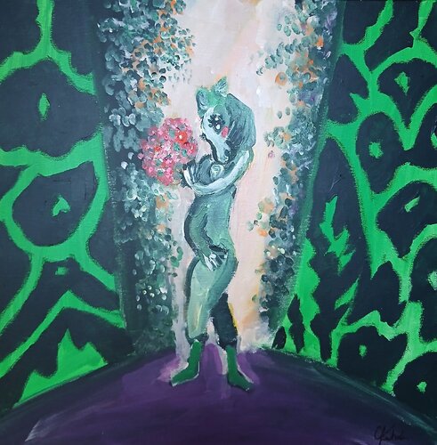 La première danse by caroline Kasteller, 회화 for Sale on Singulart