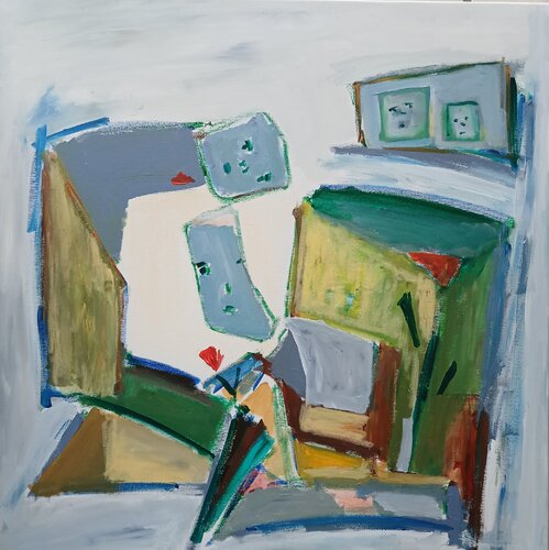 Les baisers coquelicots by caroline Kasteller, Painting for Sale on Singulart
