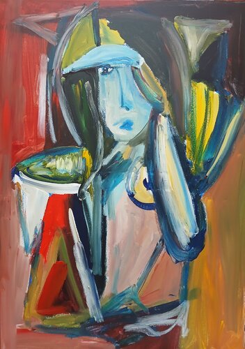 Leila di caroline Kasteller, Pittura in vendita su Singulart