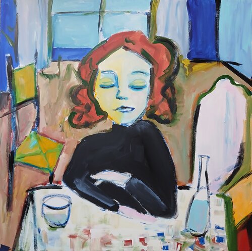 La chanson du soleil en soi van caroline Kasteller, Schilderij te koop op Singulart