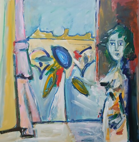 La surprise du soleil van caroline Kasteller, Schilderij te koop op Singulart