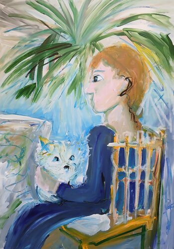 Calme complicité de caroline Kasteller, Pintura a la venta en Singulart