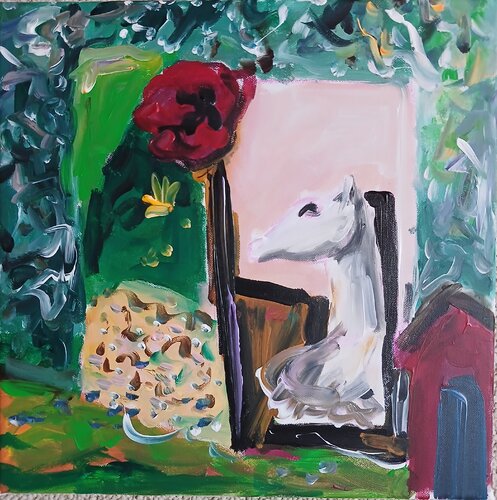 L'étreinte van caroline Kasteller, Schilderij te koop op Singulart