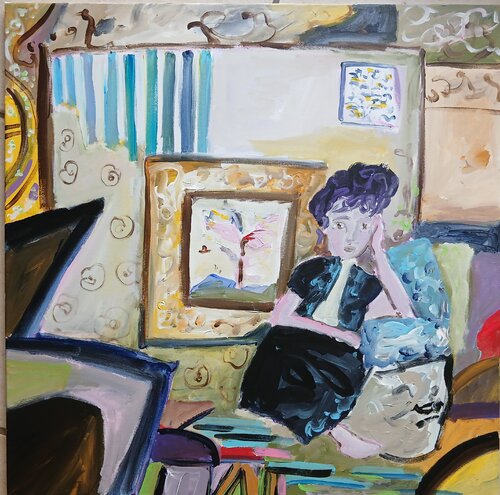 Le chèvrefeuille au cœur de caroline Kasteller, Pintura a la venta en Singulart