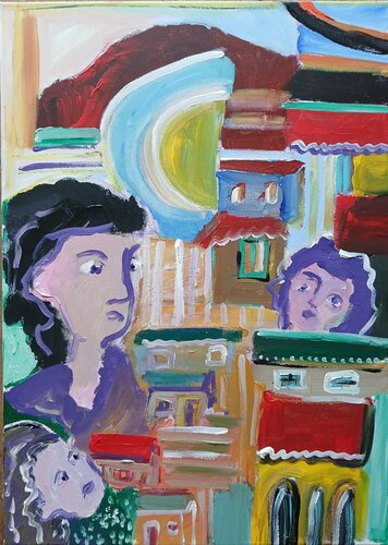 Les édifices de caroline Kasteller, Pintura a la venta en Singulart