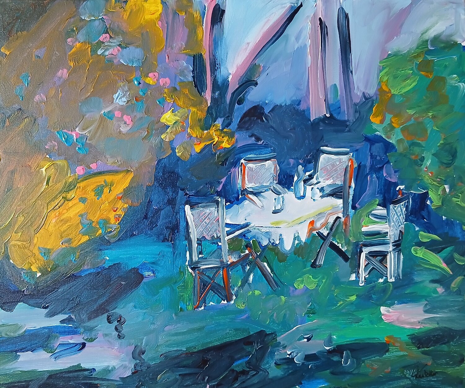 Un soir au jardin caroline Kasteller