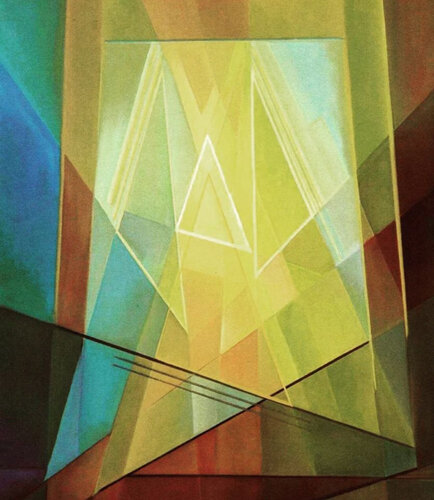 Estructura triangular van Delia Solari, Schilderij te koop op Singulart