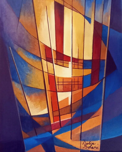 Lineal by Delia Solari, Painting for Sale on Singulart