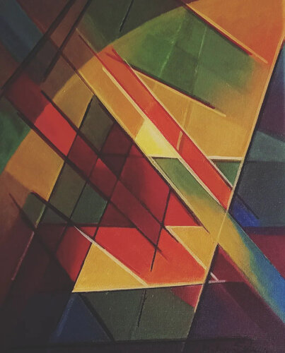 Líneas y Planos di Delia Solari, Pittura in vendita su Singulart