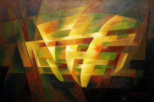 Dinámico van Delia Solari, Schilderij te koop op Singulart