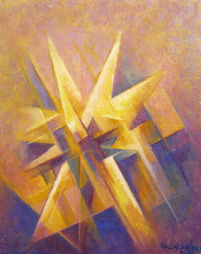 Sensible IV di Delia Solari, Pittura in vendita su Singulart