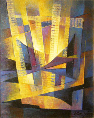 Curvas y líneas van Delia Solari, Schilderij te koop op Singulart