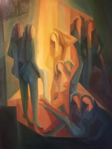 En movimiento van Delia Solari, Schilderij te koop op Singulart