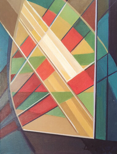 Vibración cálida van Delia Solari, Schilderij te koop op Singulart
