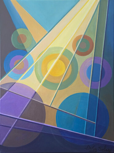 Serie abstracción circular - Imagen Nro. 3 di Delia Solari, Pittura in vendita su Singulart