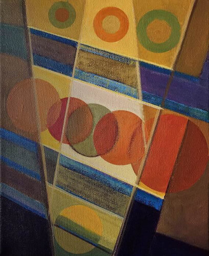 Imagen circular by Delia Solari, Painting for Sale on Singulart