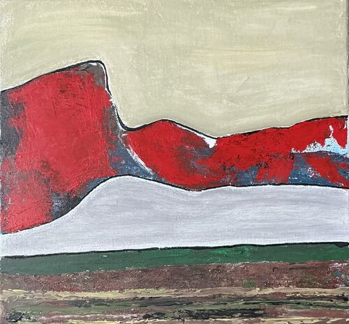 Le massif de La Chartreuse van Zoé COTTE, Schilderij te koop op Singulart