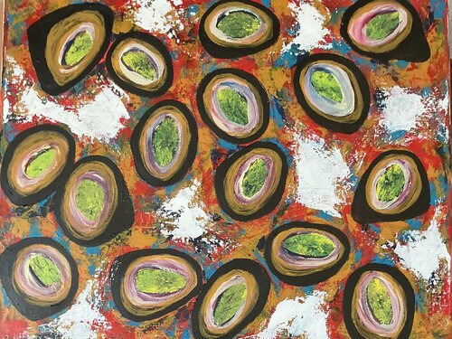 Printemps charnel 2 by Zoé COTTE, Painting for Sale on Singulart