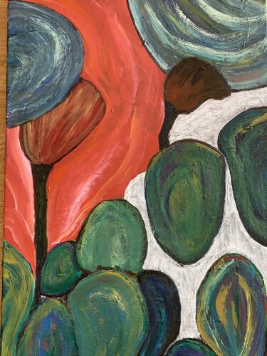 Fleur gourmande de Zoé COTTE, Pintura a la venta en Singulart