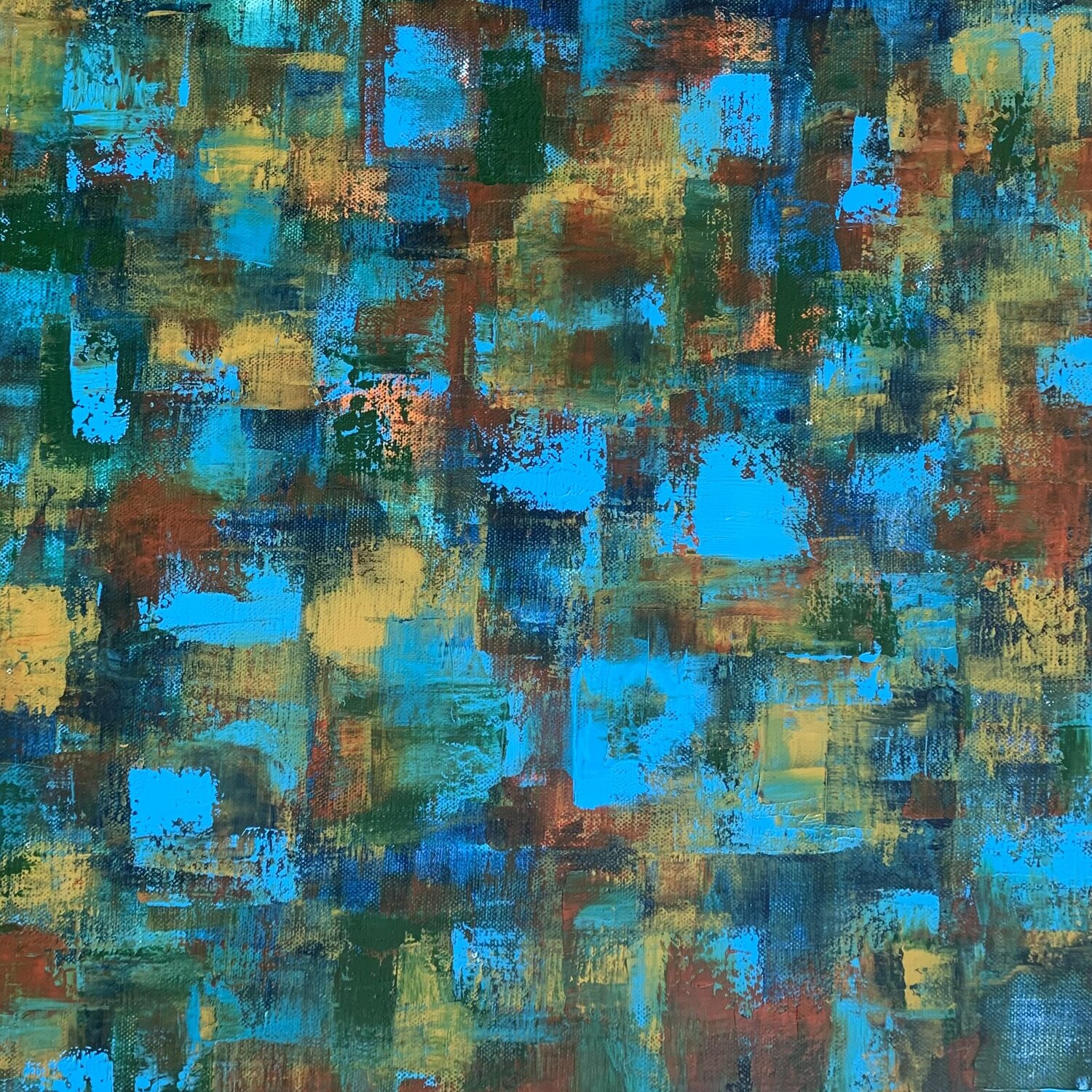 Architectures du silence Zoé COTTE Origineel schilderij te koop