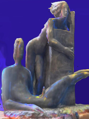 Coppia Solitaria di alessandro rocchi, Digitale in vendita su Singulart