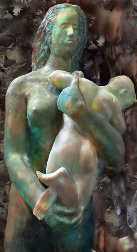 Maternità e Venerazione von alessandro rocchi, Digital kaufen auf Singulart