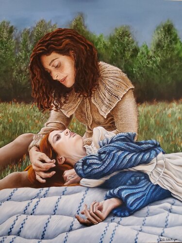 La Caresse di Noëlle Schillinger, Pittura in vendita su Singulart