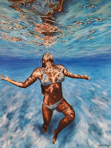 A la Surface par Noëlle Schillinger, Digital en vente sur Singulart