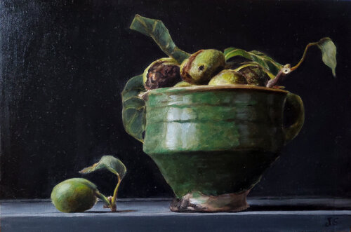 Noix by Noëlle Schillinger, Painting for Sale on Singulart