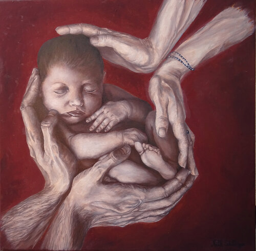 Le Miracle de la Vie by Noëlle Schillinger, Painting for Sale on Singulart