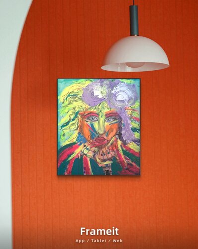 Girl im Neonlicht by Doris Pirker, Painting for Sale on Singulart