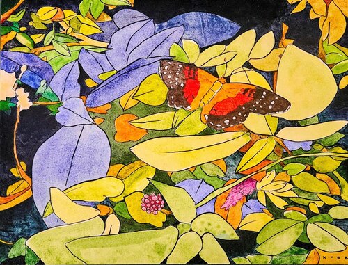 Anartia Amathea de Steve Kobb, Pintura a la venta en Singulart