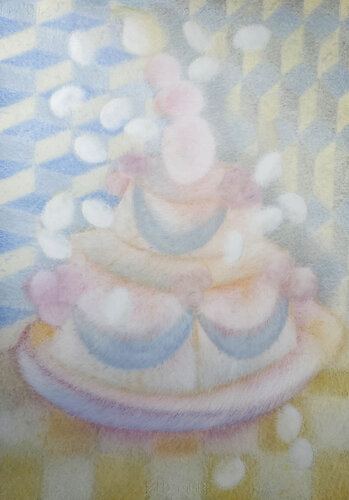 Fuzzy Cake von Guai Zine, Malerei kaufen auf Singulart