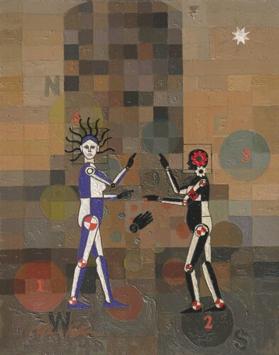 Four Corners. by Allen Patten, Painting for Sale on Singulart