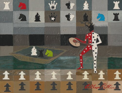 Shaman02 by Allen Patten, 회화 for Sale on Singulart