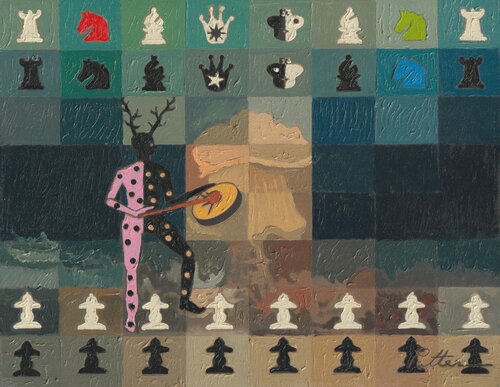 SmokeShaman by Allen Patten, 회화 for Sale on Singulart
