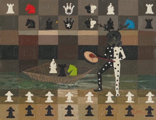 Shaman01 by Allen Patten, 종이 for Sale on Singulart