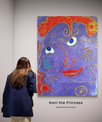 RANI the Princess van Rolphe Alcide Grimaître, Schilderij te koop op Singulart