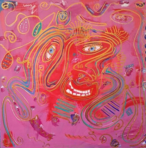 Pink Illusion by Rolphe Alcide Grimaître, Painting for Sale on Singulart