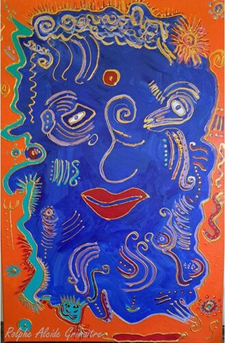 Neptun de Rolphe Alcide Grimaître, Pintura a la venta en Singulart