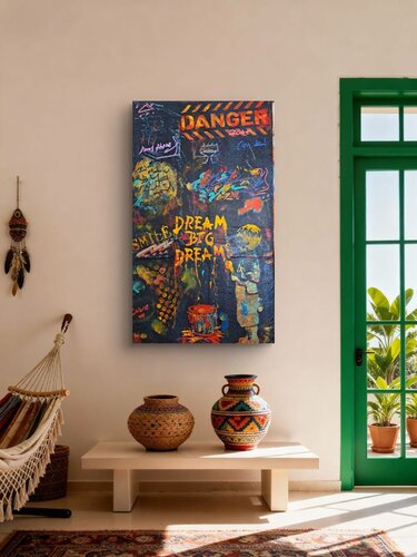 DREAM BIG DREAMS by Rolphe Alcide Grimaître, Painting for Sale on Singulart