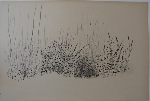 sous bois par Jean-Pierre Villeneuve, Dessin en vente sur Singulart