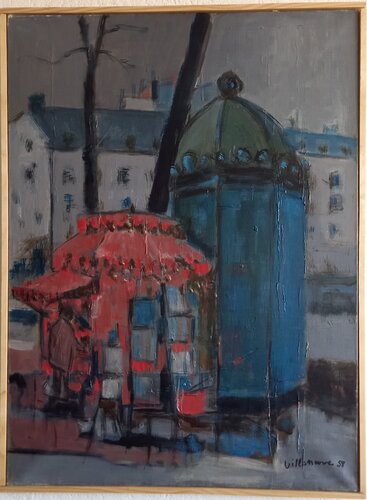 Kiosque van Jean-Pierre Villeneuve, Schilderij te koop op Singulart
