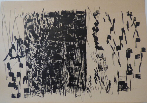 sous bois par Jean-Pierre Villeneuve, Dessin en vente sur Singulart