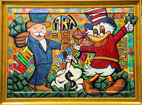 What do you think? von Yovanny Saracual, Malerei kaufen auf Singulart